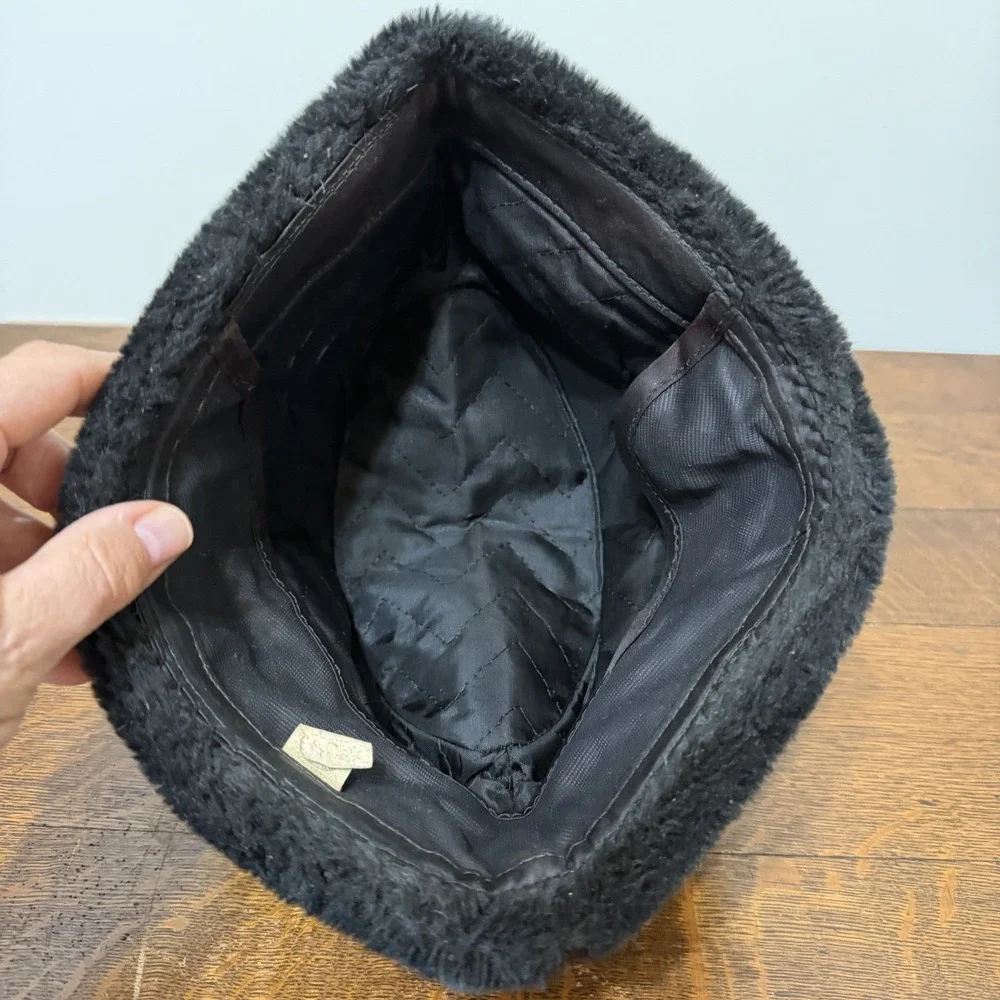 Amalgamated Clothing & Textile Union Made In USA Faux Fur Hat Women's Large